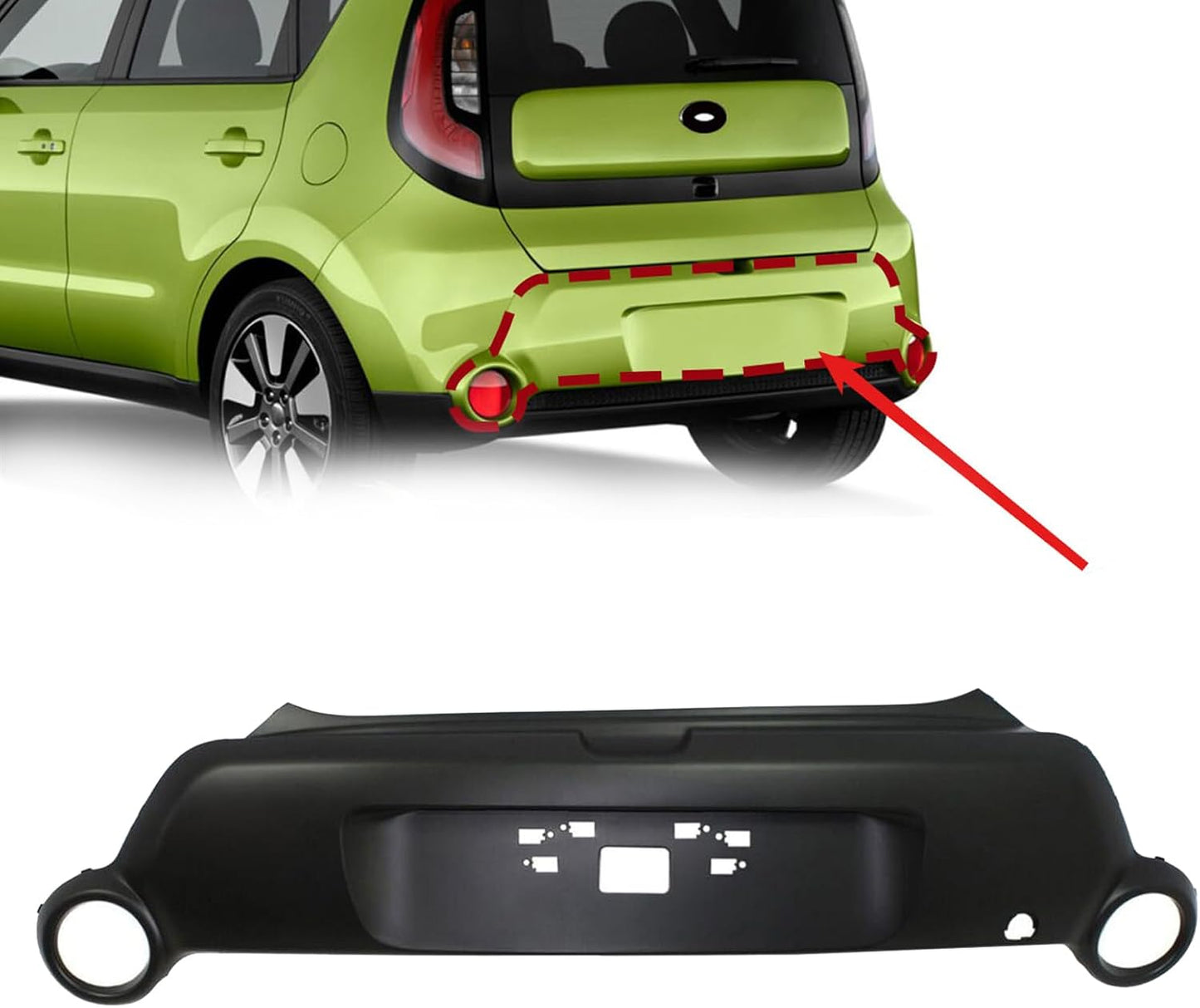 2014-2016 KIA SOUL REAR BUMPER COVER